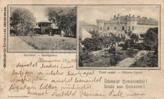 Komárom officers casino, sports garden (fa)