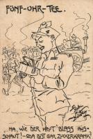 Military humour, afternoon tea (EK)