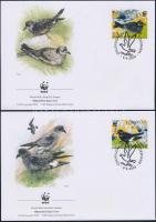 WWF: Petrels set on 4 FDC WWF: Viharmadarak sor 4 db FDC-n