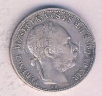 1883KB. 1Ft Ag "Barokk címer" T:2-