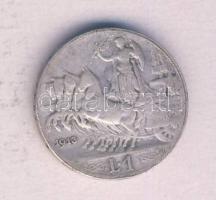 Olaszország 1913. 1L Ag "III. Viktor Emánuel" T:3 Italy 1913. 1 Lira Ag "Vittorio Emanuele III" C:F