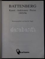 Battenberg: Kunst - Auktionen - Preise 1994-1995, 1995-1996. 2 kötet aukciós katalógus fekete-fehér ...