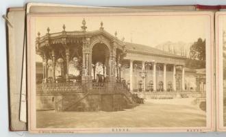 C.Wild Baden-Baden album: 13 db kép, viseltes állapotban, Amszterdam képeslappal