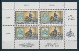 Nemzetközi Bélyegkiállítás, Bécs kisív, International Stamp Exhibition, Wien mini-sheet