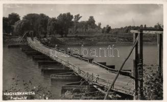 Magyarkanizsa  boats bridge (EK)