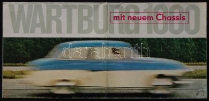 Wartburg 1000 típusú személygépkocsi prospektusa