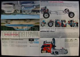 Wartburg 1000 típusú személygépkocsi prospektusa