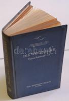 1956 A világ óceánjai zsebtérkép - Die Weltmeere Taschenatlas, hajók ábráival, térképekkel, jelzésekkel, német nyelvű