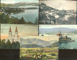 5 db, 1900-1910 közötti, ausztriai városképes lap