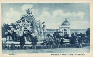 Budapest XIV. Városliget Iparcsarnok, szökőkút