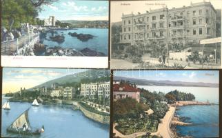 Abbazia - 4 db használatlan városképes lap