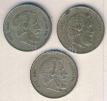 1947. 5Ft Ag "Kossuth" (3x) T:3
