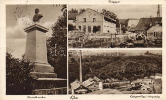 Ajka a Csingervölgyi bányateleppel és üveggyárral