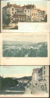 Bártfafürdő - 3 db régi városképes lap (az egyik 1899-ből)