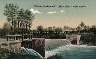 Érsekújvár Nyitra riverside