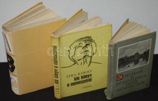 3db művészeti könyv: Kortársak a németalföldi festőművészetről, Művészettörténeti ABC, Kis könyv a művészetről