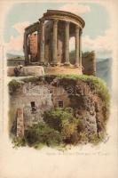 Tivoli Sybil temple litho s: G. Gioja