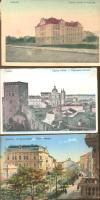 3 db régi, lengyelországi városképes lap