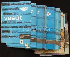23db Vasút magazin a 70-es évekből + 2db egyéb vasutas magazin