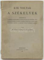 Dr. Fülöp-Ács: Kik voltak a székelyek?, Bp., 1939, Stephaneum nyomda, papírkötés