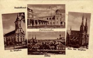 Békéscsaba vasútállomással