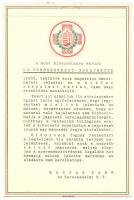 Magyar Bank új Vöröskereszt-sorsjegyek 10 darabos tömbje