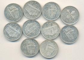 1992. 200Ft Ag "MNB" (10x) T:1-,2