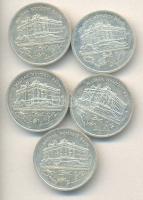 1992. 200Ft Ag "MNB" (5x) T:2