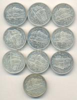 1992. 200Ft Ag "MNB" (10x) T:1-,2