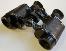 Schütz Cassel Atlantic 6x24 jelzett, bőrbevonatú prizmás látcső akasztóval, bőrtokban / 
Binoculars ...