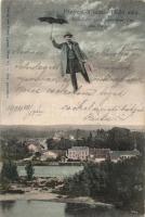 Pöstyén, flying gentleman