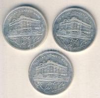 1992. 200Ft Ag "MNB" (3x) T:2