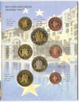 Málta 2004. 1c,2c,5c,10c,20c,50c,1€,2€ próbaveretek, szettben, díszkiadásban T:B...