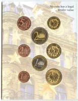 Lettország 2004. 1c,2c,5c,10c,20c,50c,1&#8364;,2&#8364; próbaveretek, szettben, díszkiadásban T:BU Latvia 2004. 1 Cent, 2 Cent, 5 Cent, 10 Cent, 20 Cent, 50 Cent, 1 Euro, 2 Euro commemorative Euro mint set in original folder C:BU