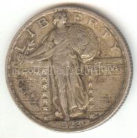 Amerikai Egyesült Államok 1923. 1/4$ Ag "Standing Liberty" T:2-
USA 1923. Quarter Dollar A...