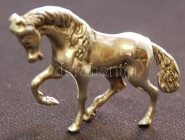 1922 után Ezüst (Ag) ló figura 800-as osztrák tisztaságjelzéssel /  Silver horse figure with Austrian hallmark (800 fineness) 6x4x1cm, 45gr