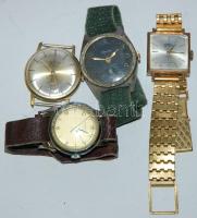 CCa 1950-1980 óratétel 10 db köztük: Cornavin, Junghans, Lucerne, néhány  működik