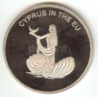 Máltai Lovagrend 2004. 100L "Ciprus az EU-ban" T:PP tanúsítvánnyal Sovereign Order of Malta 2004. 100 Liras "Cyprus in the EU" C:PP
