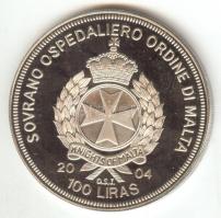Máltai Lovagrend 2004. 100L "Olaszország az EU-ban" T:PP tanúsítvánnyal
Sovereign Order of...