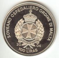Máltai Lovagrend 2004. 100L "Portugália az EU-ban" T:PP tanúsítvánnyal
Sovereign Order of ...