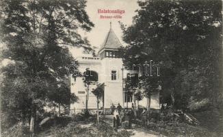 Balatonaliga Bauer villa, Divald & Monostory