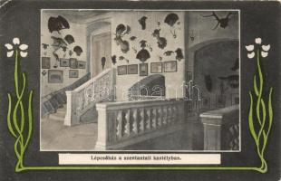Szentantal castle interior, Art Nouveau (EK)
