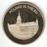 Máltai Lovagrend 2004. 100L &quot;Lengyelország az EU-ban&quot; T:PP tanúsítvánnyal Sovereign Order of Malta 2004. 100 Liras &quot;Poland in the EU&quot; C:PP