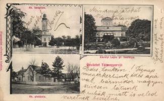 Tótmegyer with the Károlyi castle