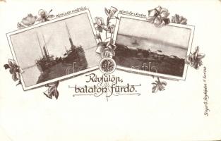 Révfülöp kikötő, gőzhajó (EK)