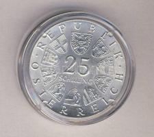 Ausztria 1973. 25Sch Ag "Max Reinhardt" T:1- tanúsítvánnyal! Austria 1973. 25 Schilling Ag "Max Reinhardt" C:AU with certificate