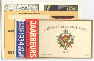 5db külföldi és 1db magyar kártyanaptár