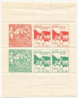 1906 Pécsi általános kiállítás + Nemzetközi foxterrier és tacskó kiállítás, Bécs 1 db levélzáró kisív