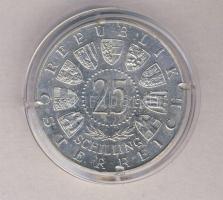 Ausztria 1963. 25Sch Ag "Szavolyai Jenő herceg" T:2 tanúsítvánnyal Austria 1963. 25 Schilling Ag "300th Anniversary-Birth of Prince Eugen" C:XF with certificate