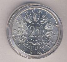 Ausztria 1962. 25Sch Ag "Anton Bruckner" T:1- tanúsítvánnyal! Austria 1962. 25 Schilling Ag "Anton Bruckner" C:AU with certificate